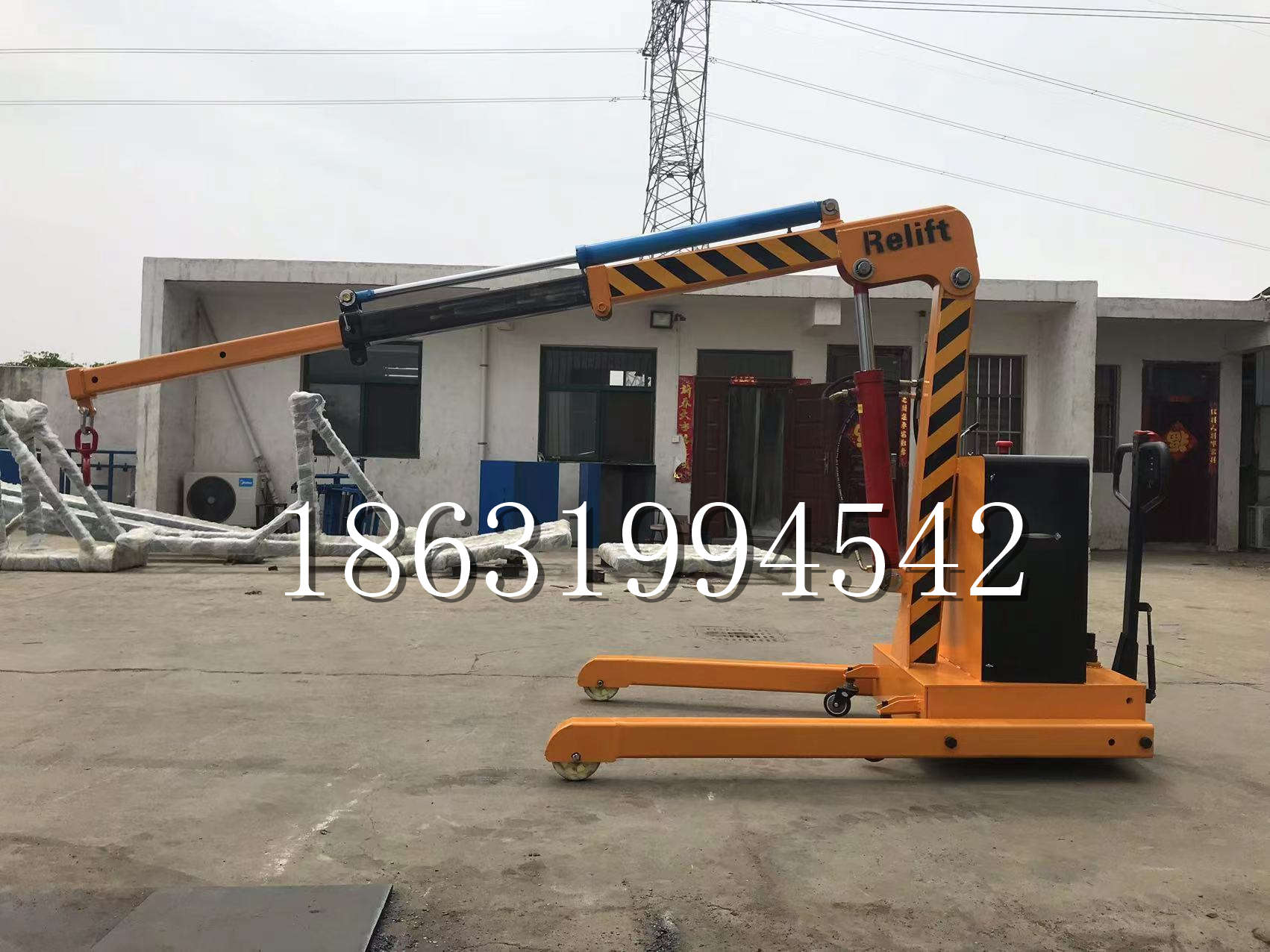 曲周县久征定做3吨三轮随车吊 农用园林绿化移树吊 平板工程用小吊机